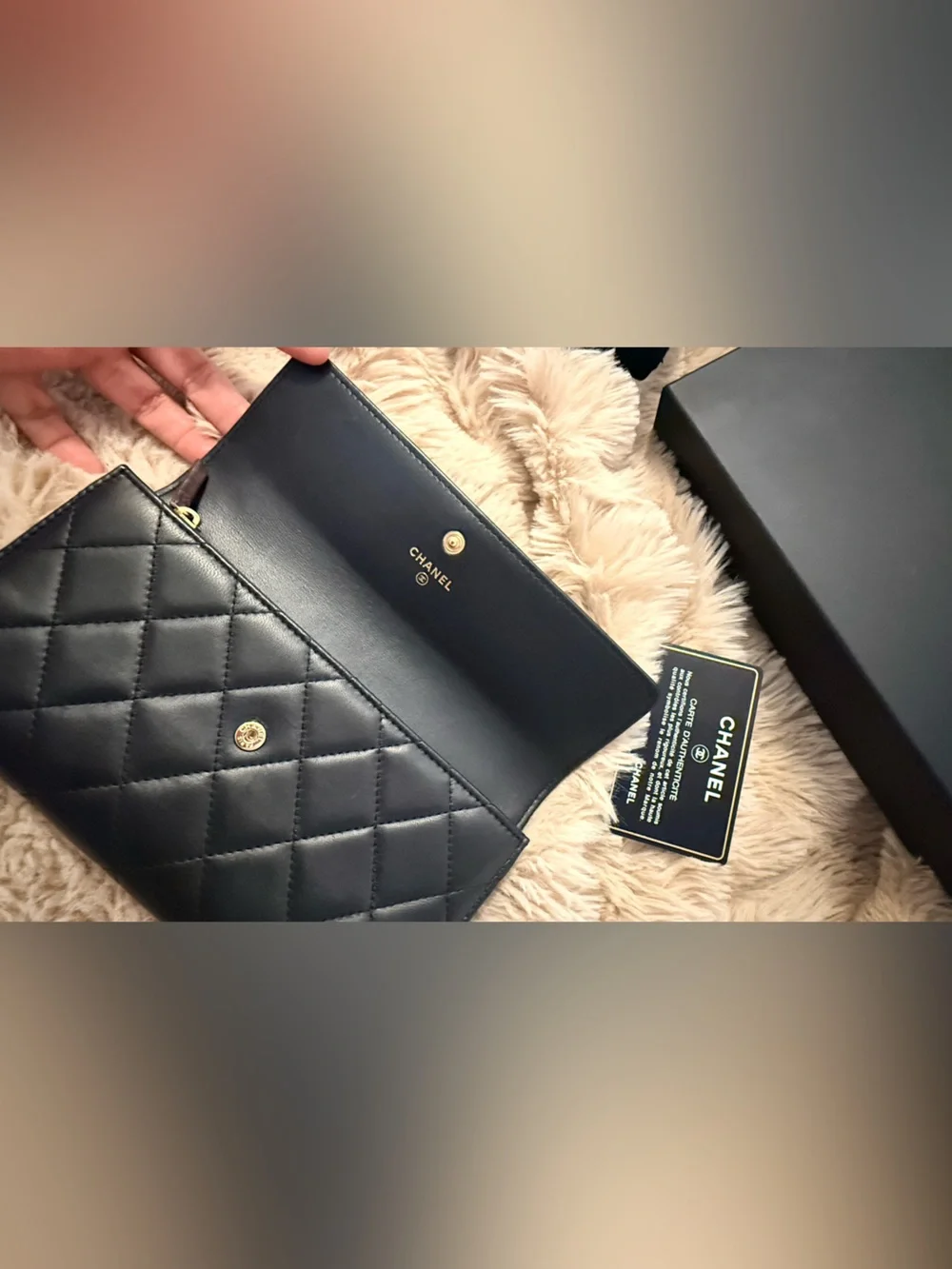 CHANEL lambskin quilted